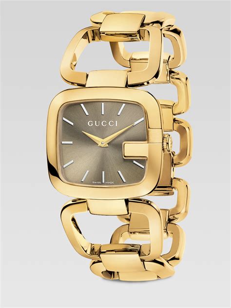 gucci gold watch bracelet|gucci gold bracelets for women.